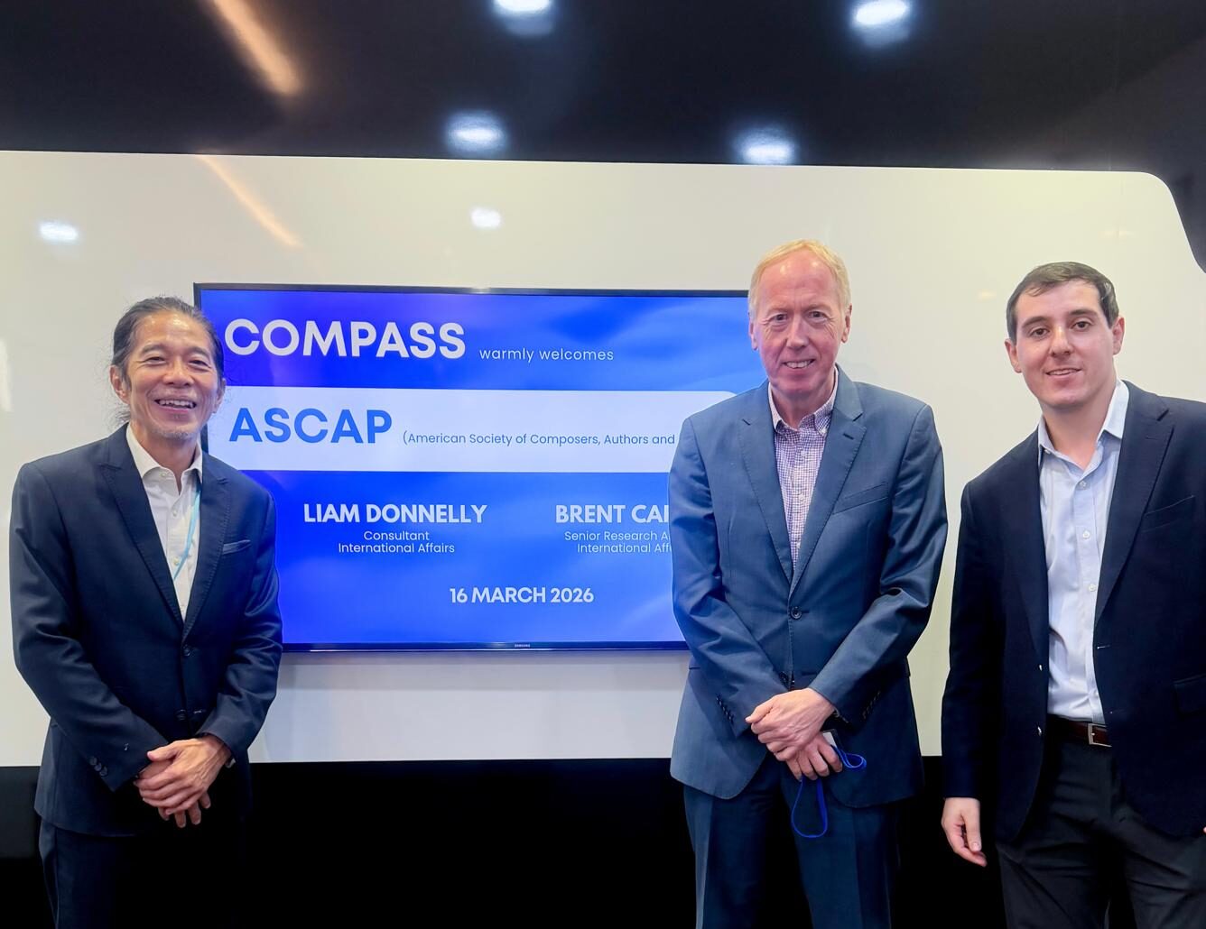 ASCAP visits COMPASS